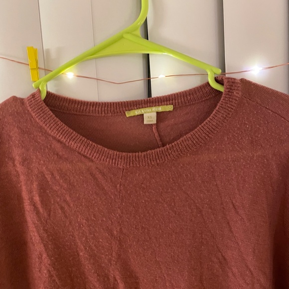 Blush rose thin long sleeve sweater - Picture 3 of 3